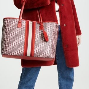 NEW SALE Tory Burch Gemini Link Red Large Tote